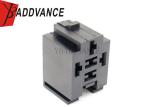 Black 6.3mm Universal 5 Pin Relay Socket Connection For Air Conditioning