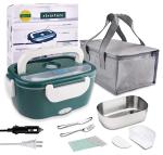 Leakproof 304 Stainless Steel Electric Lunch Boxes 1.5L Capacity Voltage 220V