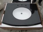 Black Bathroom Vanity Countertops 2cm / 3cm Thickness 4" / 6" Back Splash
