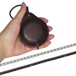 PU Leather Appearance Clothing Measuring Tape Handy Size For Handicraft
