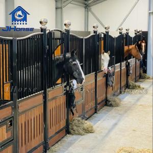 China Modern Or Customized Horse Stable Safety And Secure Design High Durability 20mm Plastic Wood Infill Material factory