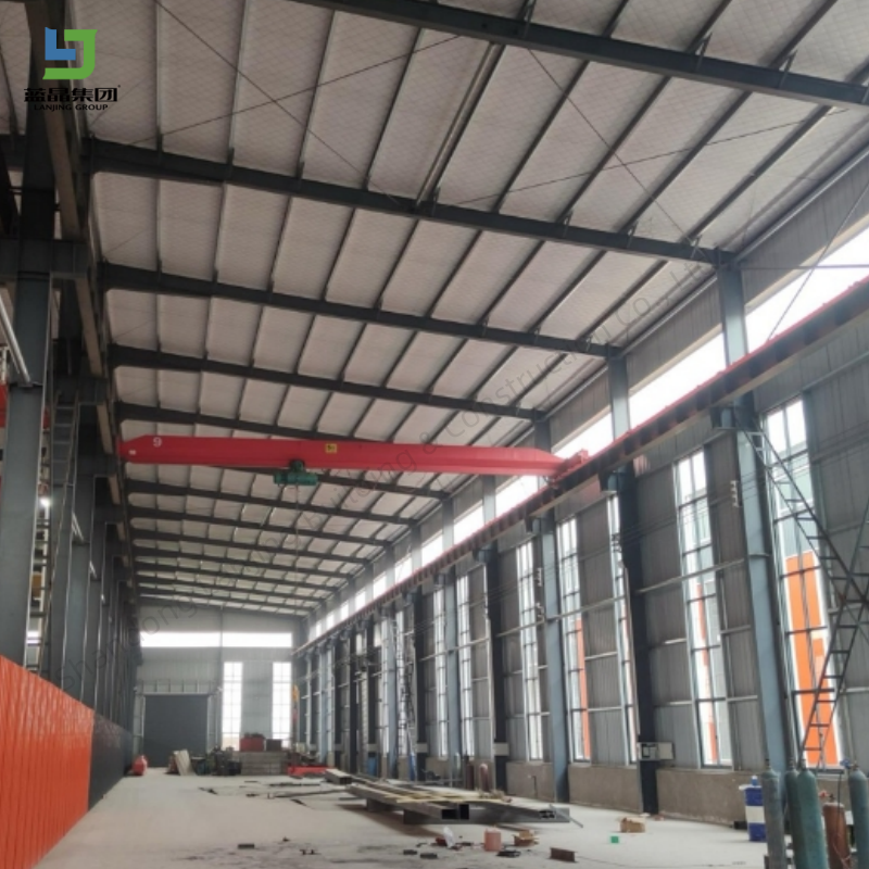 China Prefabricated Steel Structure Warehouse Building with H Steel Frame factory