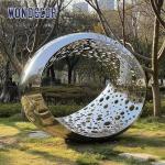 Outdoor Pop Art Large Metal Ring Sculpture Stainless Steel Ring Sculpture