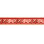 Eco Friendly Greek Polyester 42mm Jacquard Ribbon Trim