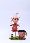 Indoor And Outdoor Metal Elf Garden Decoration Simple Garden Pot Decoration