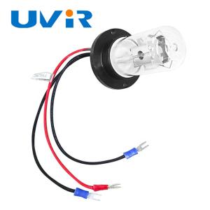 China UVIR 80V Deuterium Lamp 160-400nm 2500h Service life With Quartz Tube factory