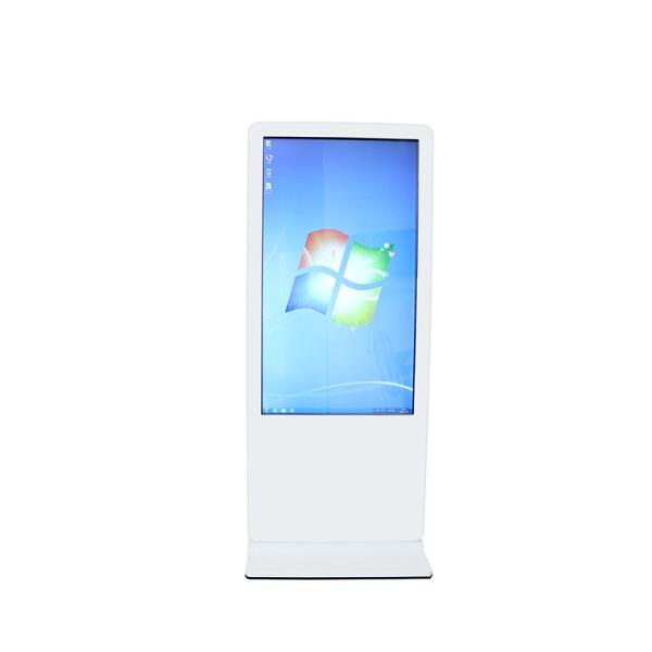 55 Inch Digital Signage Kiosk Capacitive Touch Screen LCD Screen High Brightness