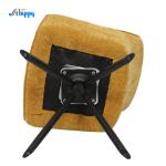 Yellow Modern Design Rotating Dining Chair Iron Frame With Low Back Dc-7536