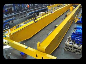 China European Electric Double Beam Travelling Bridge Crane Compact Structure Stable factory