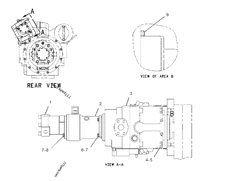 零件图 1709918 PUMP GROUP-PISTON - TQerpillar 备件| Allbiz  777parts.com