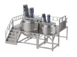 316/304 Stainless Steel Liquid Mixing Tank Machine With Homogenizing Head Shear