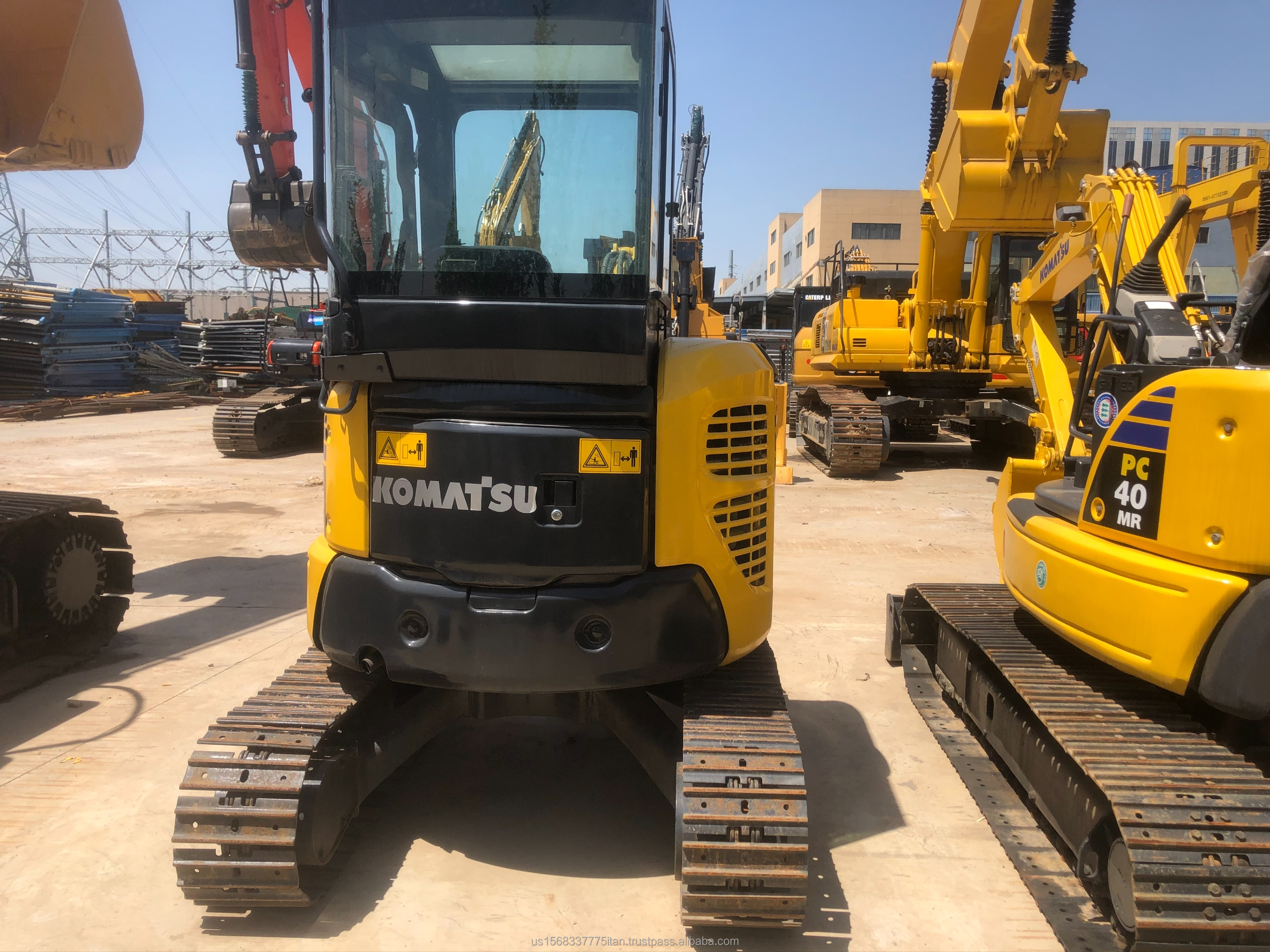 Hydraulic Cylinder Komatsu PC35 Used Excavator 3670 KG Machine Weight Crawler Excavator