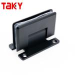 Modern H PLATE Bathroom 90 Degree Wall Mounted Frameless Glass Shower Screen