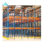 Heavy Duty Industrial Warehouse Storage Drive In Rack 75mm Pitch Hole
