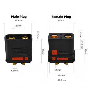 China Small Size Easy To Install PA Material Suitable For Large Current Transmission Aircraft Power Plug factory