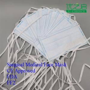 China Latex Free Disposable Earloop Face Mask , Collapsible Standard Earloop Face Mask factory