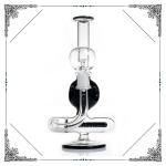Black Skull Glass Water Pipe Glass Pipe Dab Oil Rigs With Inline Percolator