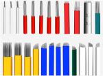 Purple Manual Tattoo Needles Shading Blades Circular Manual Eyebrow
