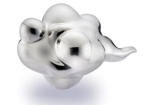 China Art Cloud Theme Stainless Steel Abstract Sculpture , Decorative Modern Art Garden Sculptures factory