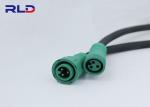 Circular Thread IP68 Waterproof Electrical Cable Connector 2P 3P Male Female