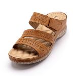 BS087 Manufacturers New Style Sandals For Women'S Outer Wear Wedge Heel Hollow