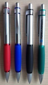 China Metal Ball Pen with rubber factory