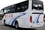Higer 35 Seat Used Mini Bus , Used Diesel Coaches 100 Km/H Speed Wheelbase