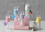 Flat Cap 4 ml Round Lip Oil Bottle Custom logo Big Brush Lip Gloss Tube