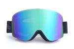 Head Custom Ski Goggles High Density Foam Anti Slip Strong Magnetic Helmet