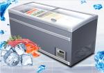Hot Sale Supermarket Refrigeration Aht type Glass Island Icecream Freezer with