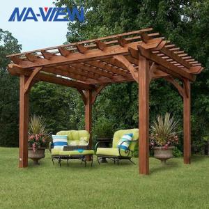 China Powder Coating Large Big Lots Pergola 12x12 Pergola With Canopy factory