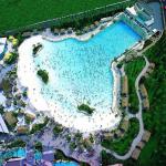 Colourful Max 1.5m Height Aqua Wave Swimming Pool For Amusement Park