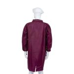 5pcs/Bag Dustproof Disposable Lab Coats With Shirt / Korean / Knitted Collar