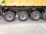 80000kg 9 Axles 45m3 Dump Truck For Ghana