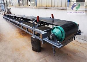 China Horizontal Oil Proof Industrial Belt Conveyor Small Loading Low Maintenance Inclined factory