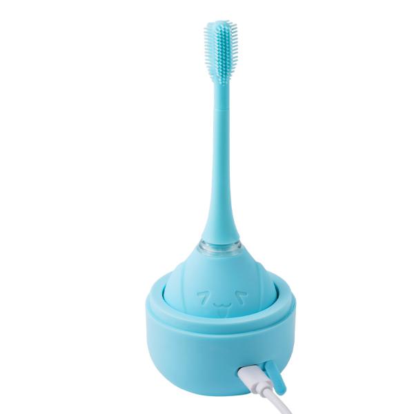 Wireless Charging Sonic Electric Toothbrush With 3D Silicone Brush Head And