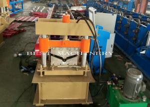 China V-Shaped Roof Ridges Roll Forming Machine 8-12m/Min Speed PLC Control factory