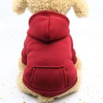100% Cotton Small Dog Hoodie Classic Carrying Custom Dog Hoodies