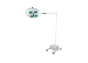 China 4 Holes Aluminum Alloy Portable Surgical Lights , Gooseneck Examination Light Mobile 4500K factory