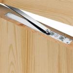 EN 1154 EN 1634 Concealed Slide Arm Door Closer En 3-6 120 Degrees 65 Kgs