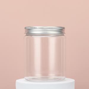 China Customizable Logo Printed Plastic Jar Containers with Lids factory