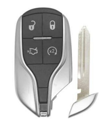 433Mhz 4 button M3N-7393490 46 Chip Smart Keyless Key For Maserati Ghibli