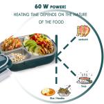 Electric Lunch Box For Adults Fast 60W Heated Lunch Box For Adult 12V/24V/110V