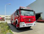 HOWO 8 TON Foam Fire Truck 228kw 6x4 For Fire Fighting Emergency Rescue
