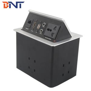 China hydraulic pop up power socket solution for office furniture factory