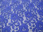 Blue Nylon Digital Lace Fabric Mini Floral For Lady Dress