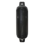 Made Storm Gard Double-Eye Boat Fender for 25' to 35' Long Boats - Black Vinyl