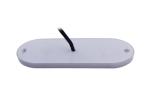 Blue Oval Underwater Boat Marine Transom Light 316 Stainless Steel Pontoon Lamp