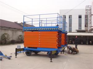 China Mobile Electric Hydraulic Scissor Lift Over Height Protect 300kg Capacity 16m factory
