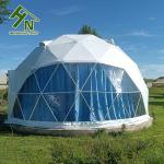 Waterproof Outdoor Glamping Geodesic Dome Tent With Skylight